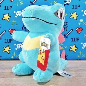 Pokemon Toys Jazwares Pokemon Totodile 1 Ultrasoft Stuffed Collectible Nintendo Plush Nwt Poshmark